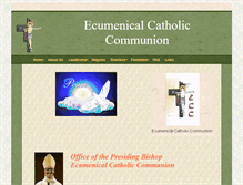 Tablet Screenshot of catholiccommunion.org